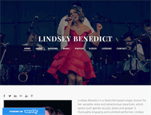 Tablet Screenshot of lindseybenedict.com